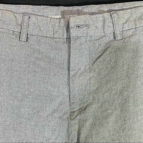 Old Navy Ultimate Slim Built In Flex Gray Pants - Picture 2 of 11